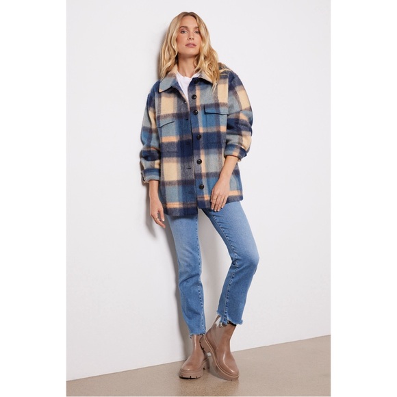 Faherty Jackets & Blazers - FAHERTY Cotswold Plaid Shirt Jacket